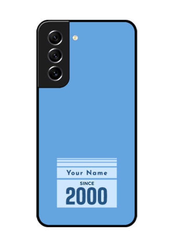 Galaxy S21 FE 5G Custom Glass Mobile Case - Custom Year of birth Design