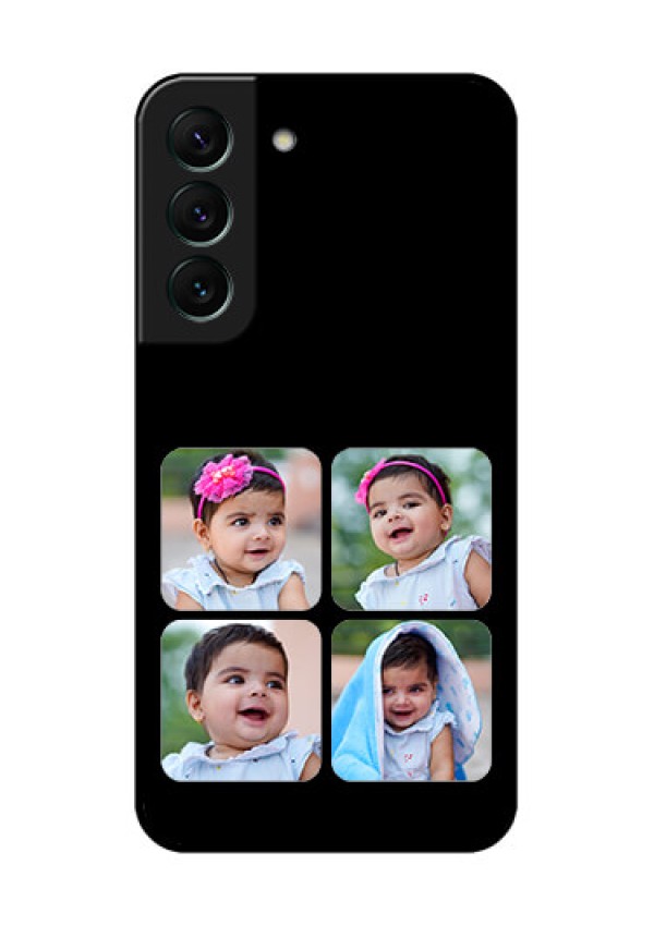 Galaxy S22 5G Photo Printing on Glass Case - Multiple Pictures Design
