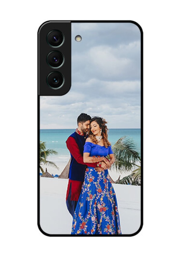 Galaxy S22 5G Photo Printing on Glass Case - Upload Full Picture Design