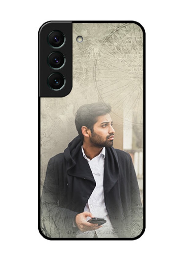 Galaxy S22 5G Custom Glass Phone Case - with vintage design