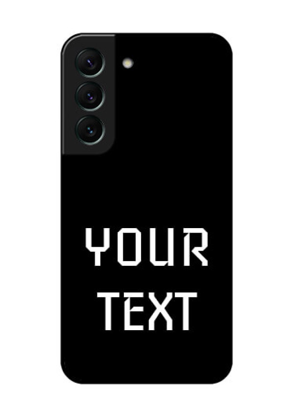 Galaxy S22 5G Your Name on Glass Phone Case