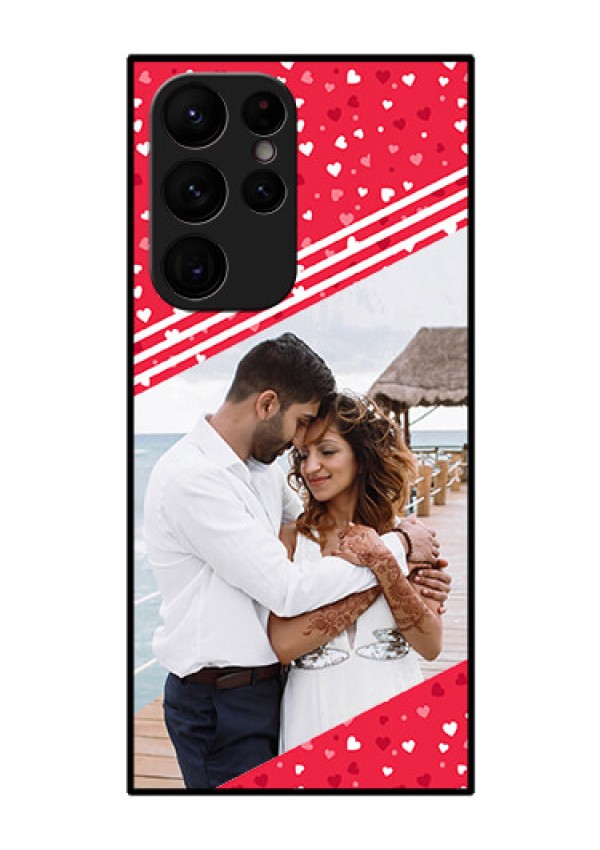 Galaxy S22 Ultra 5G Custom Glass Mobile Case - Valentines Gift Design