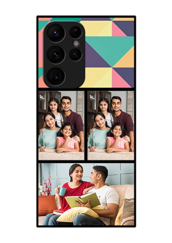 Galaxy S22 Ultra 5G Custom Glass Phone Case - Bulk Pic Upload Design