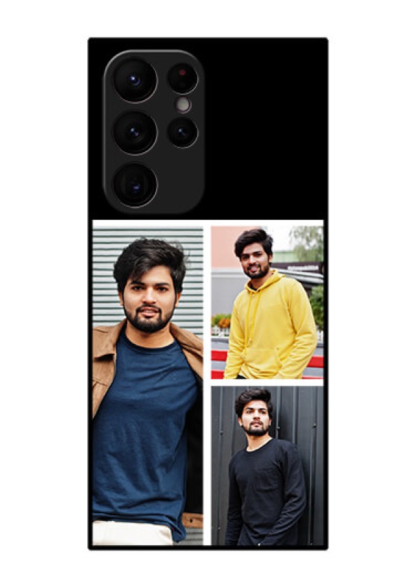 Galaxy S22 Ultra 5G Photo Printing on Glass Case - Upload Multiple Picture Design