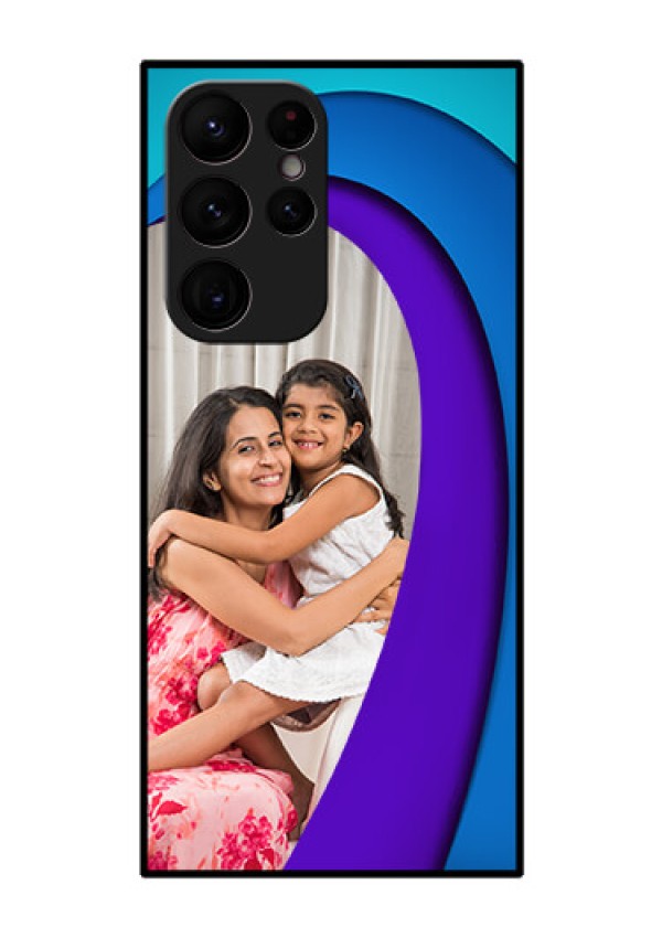 Galaxy S22 Ultra 5G Photo Printing on Glass Case - Simple Pattern Design