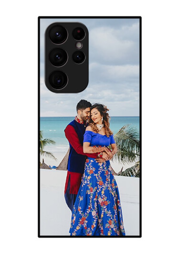 Galaxy S22 Ultra 5G Photo Printing on Glass Case - Upload Full Picture Design