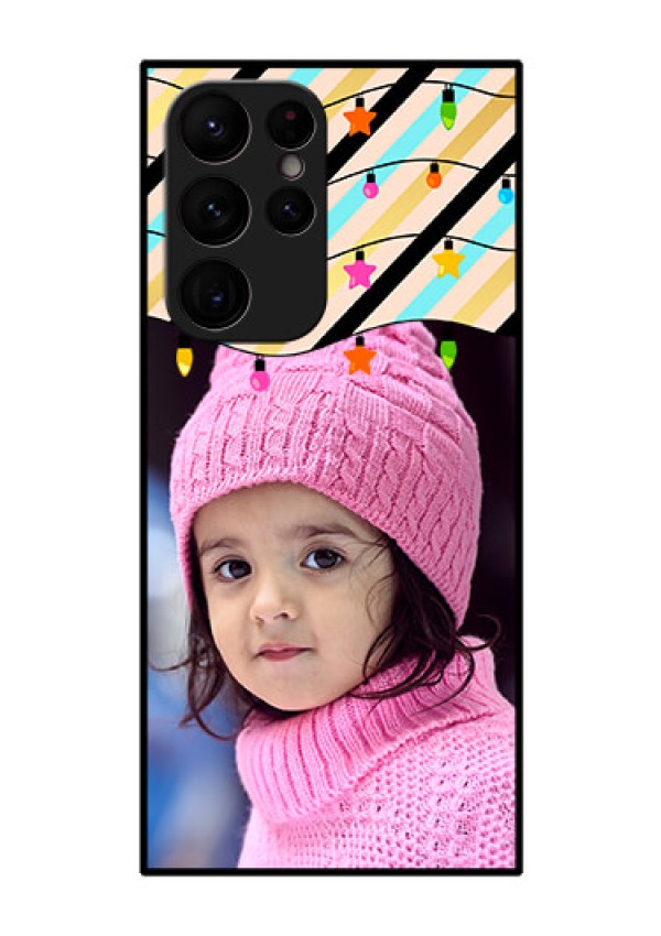 Galaxy S22 Ultra 5G Custom Glass Mobile Case - Lights Hanging Design