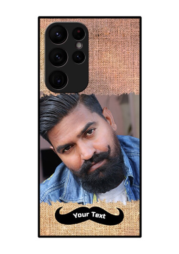 Galaxy S22 Ultra 5G Personalized Glass Phone Case - with Texture Design