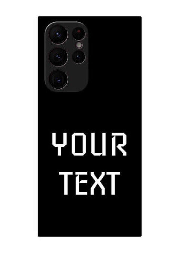 Galaxy S22 Ultra 5G Your Name on Glass Phone Case