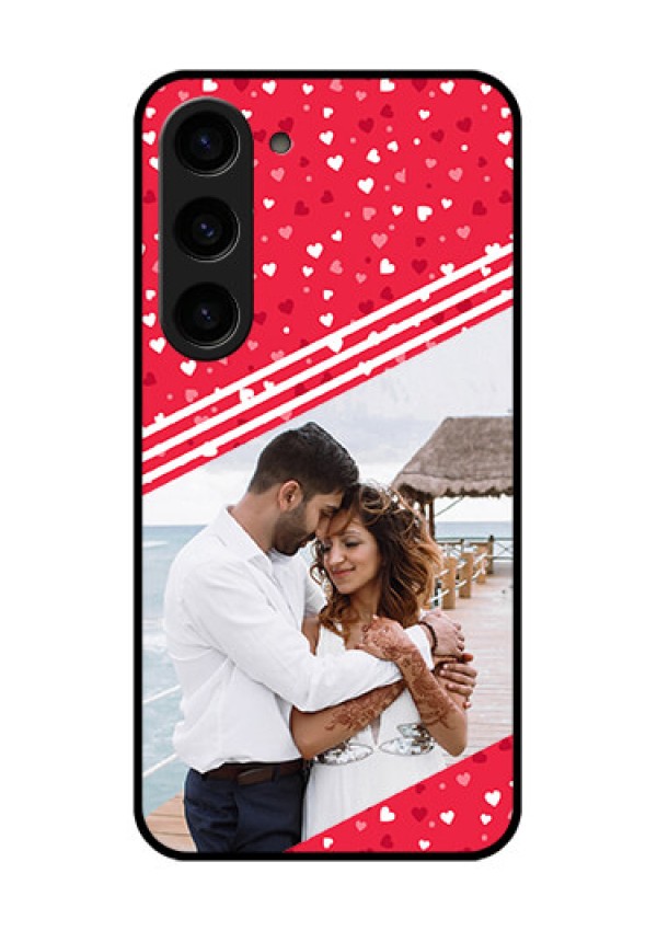 Galaxy S23 5G Custom Glass Mobile Case - Valentines Gift Design