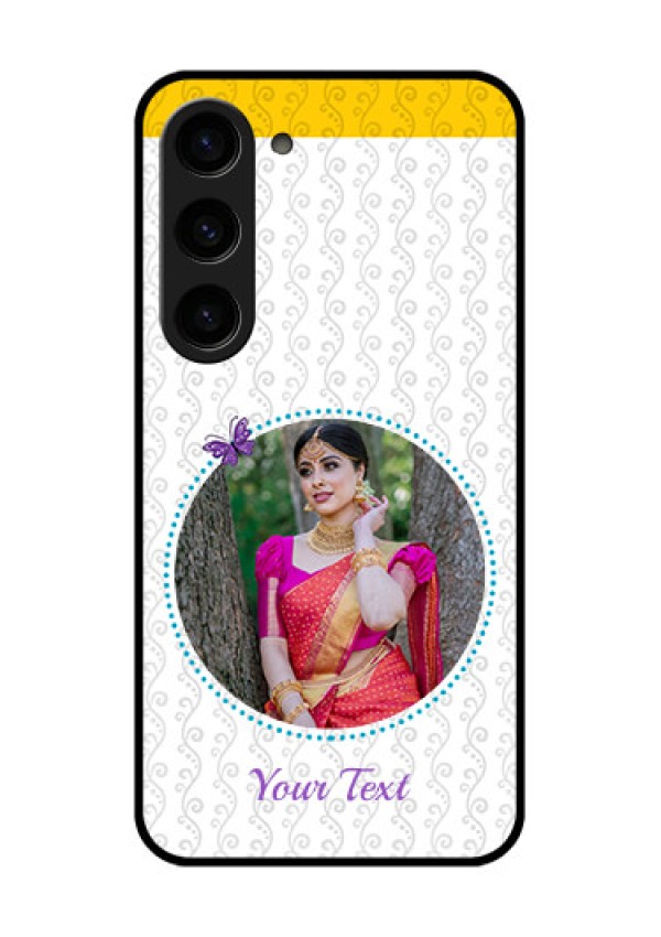 Galaxy S23 5G Custom Glass Mobile Case - Girls Premium Case Design