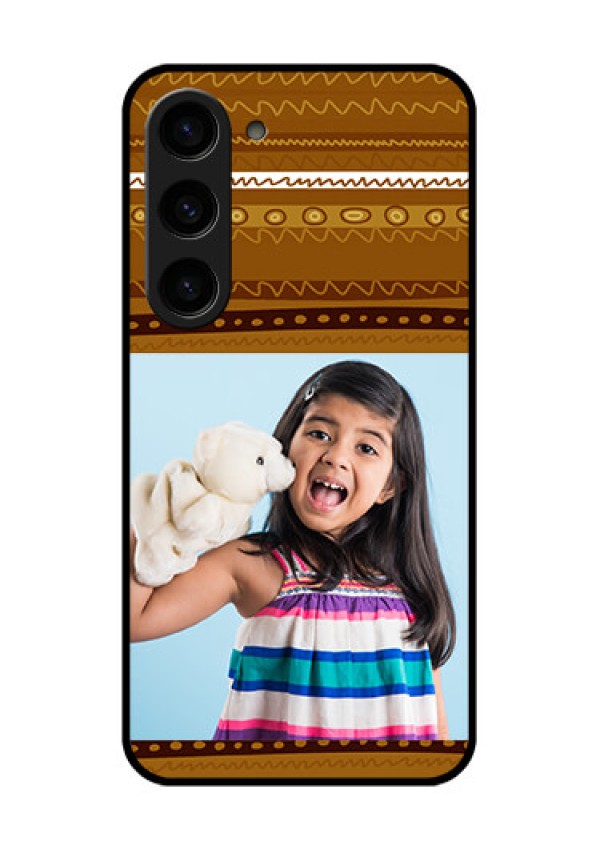 Galaxy S23 5G Custom Glass Phone Case - Friends Picture Upload Design