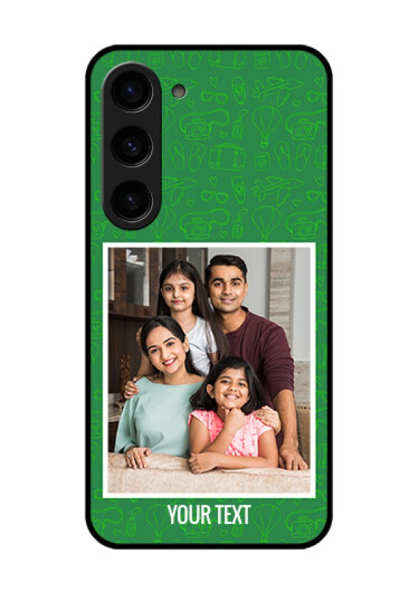 Galaxy S23 5G Personalized Glass Phone Case - Picture Upload Design