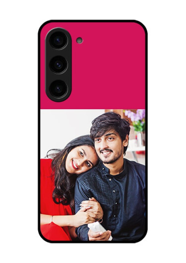 Galaxy S23 5G Custom Glass Mobile Case - Anniversary Cover Design