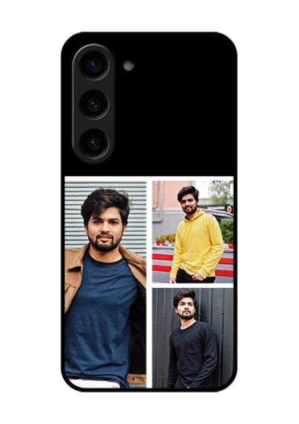Galaxy S23 5G Photo Printing on Glass Case - Upload Multiple Picture Design