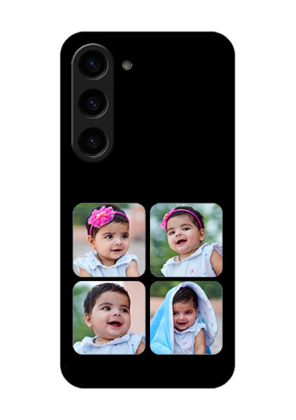 Galaxy S23 5G Photo Printing on Glass Case - Multiple Pictures Design
