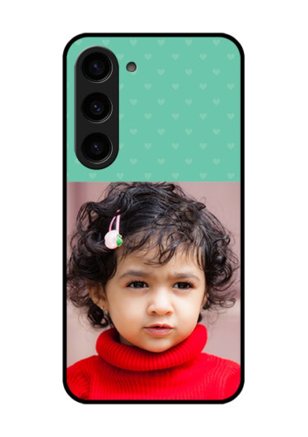 Galaxy S23 5G Custom Glass Phone Case - Lovers Picture Design