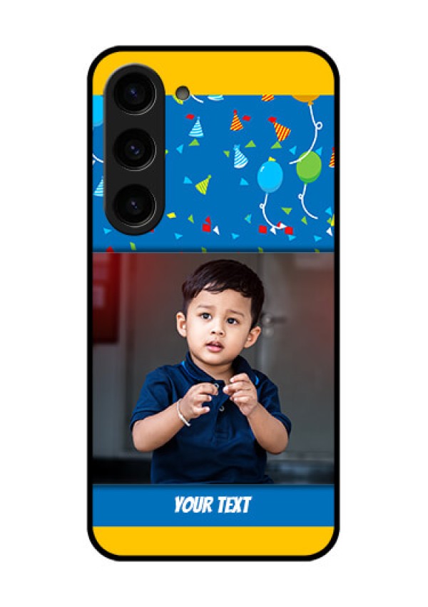 Galaxy S23 5G Custom Glass Mobile Case - Birthday Wishes Design
