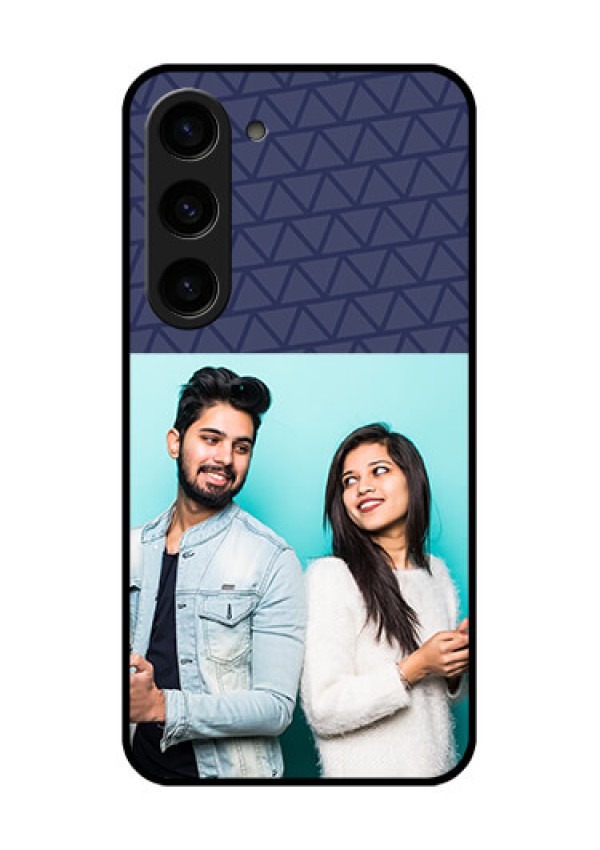 Galaxy S23 5G Photo Printing on Glass Case - with Best Friends Design