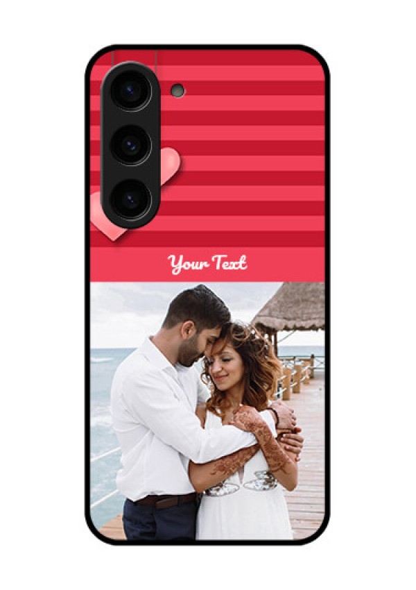 Galaxy S23 5G Custom Glass Phone Case - Valentines Day Design