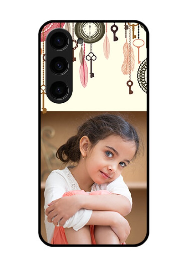 Galaxy S23 5G Custom Glass Mobile Case - Boho Style Design