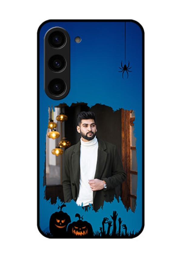 Galaxy S23 5G Photo Printing on Glass Case - with pro Halloween design