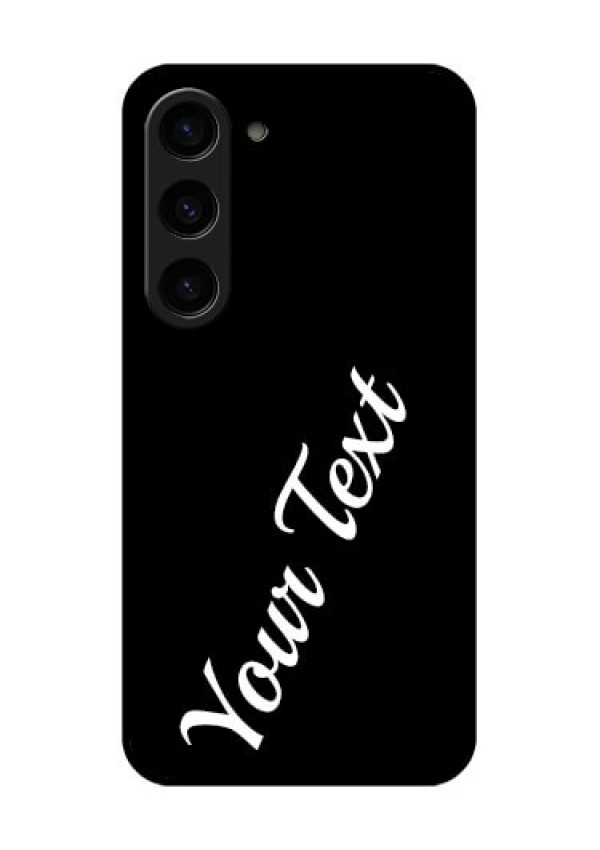 Galaxy S23 5G Custom Glass Mobile Cover with Your Name