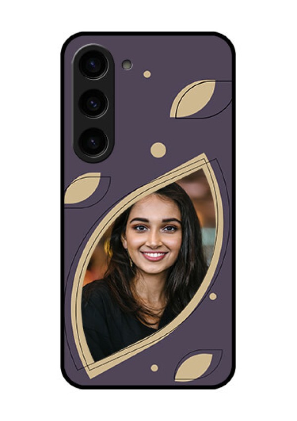 Galaxy S23 5G Custom Glass Mobile Case - Falling Leaf Design