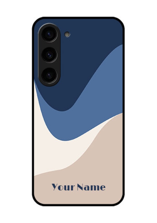 Galaxy S23 5G Custom Glass Phone Case - Abstract Drip Art Design