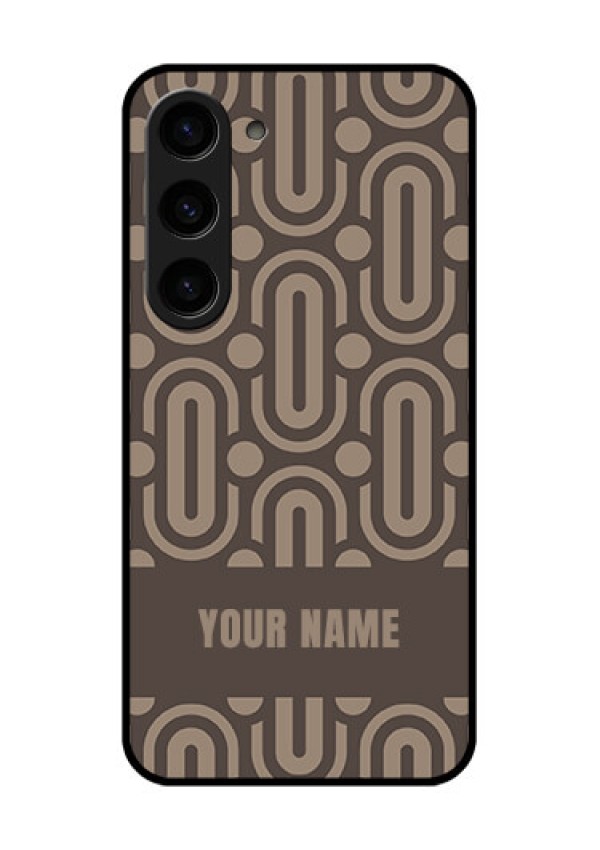 Galaxy S23 5G Custom Glass Phone Case - Captivating Zero Pattern Design
