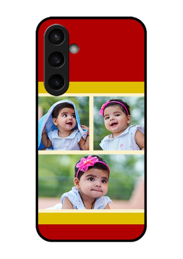 Samsung Galaxy S23 FE 5G Custom Glass Phone Case - Multiple Pic Upload Design