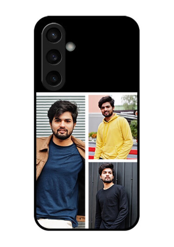 Samsung Galaxy S23 FE 5G Custom Glass Phone Case - Upload Multiple Picture Design