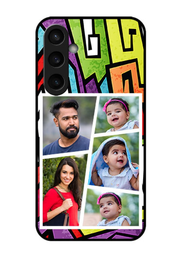 Samsung Galaxy S23 FE 5G Custom Glass Phone Case - Graffiti Pattern Design