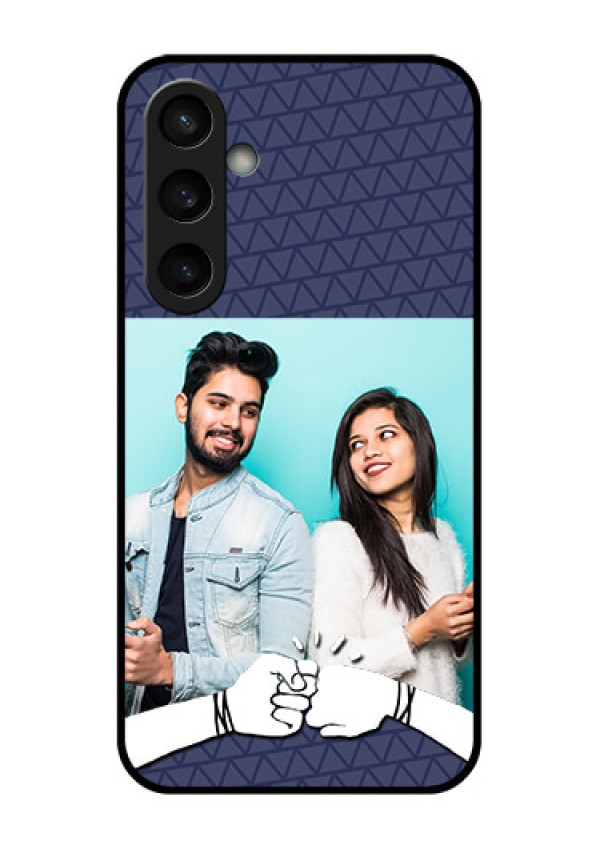 Samsung Galaxy S23 FE 5G Custom Glass Phone Case - With Best Friends Design