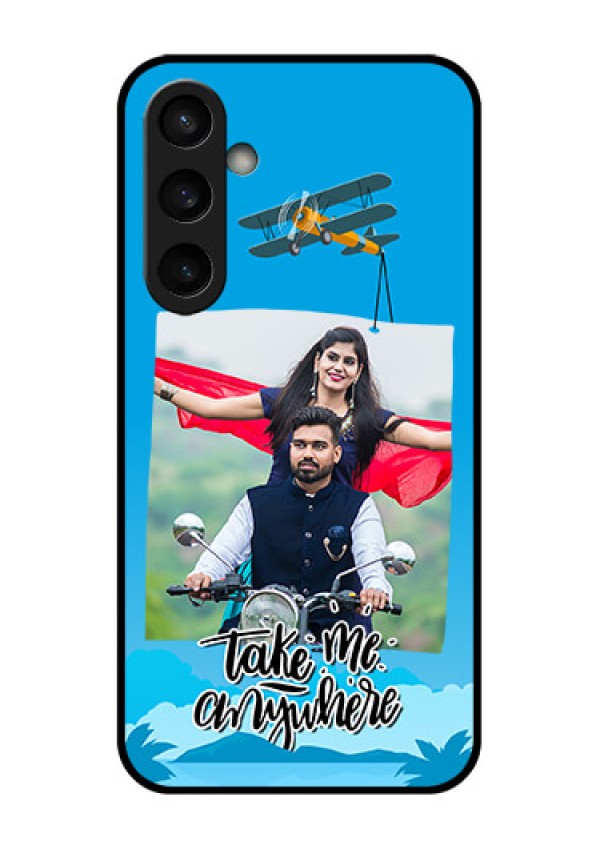 Samsung Galaxy S23 FE 5G Custom Glass Phone Case - Traveller Design