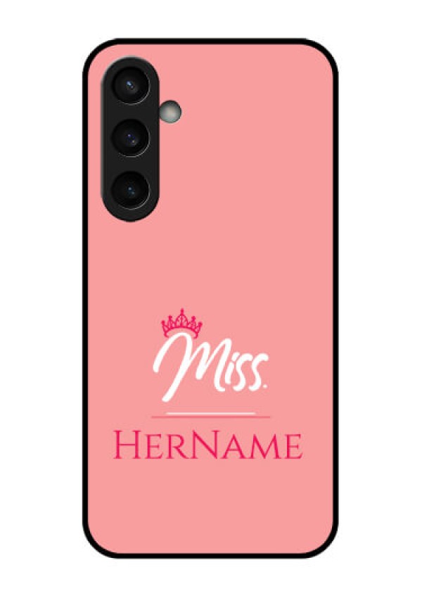 Samsung Galaxy S23 FE 5G Custom Glass Phone Case - Mrs With Name Design