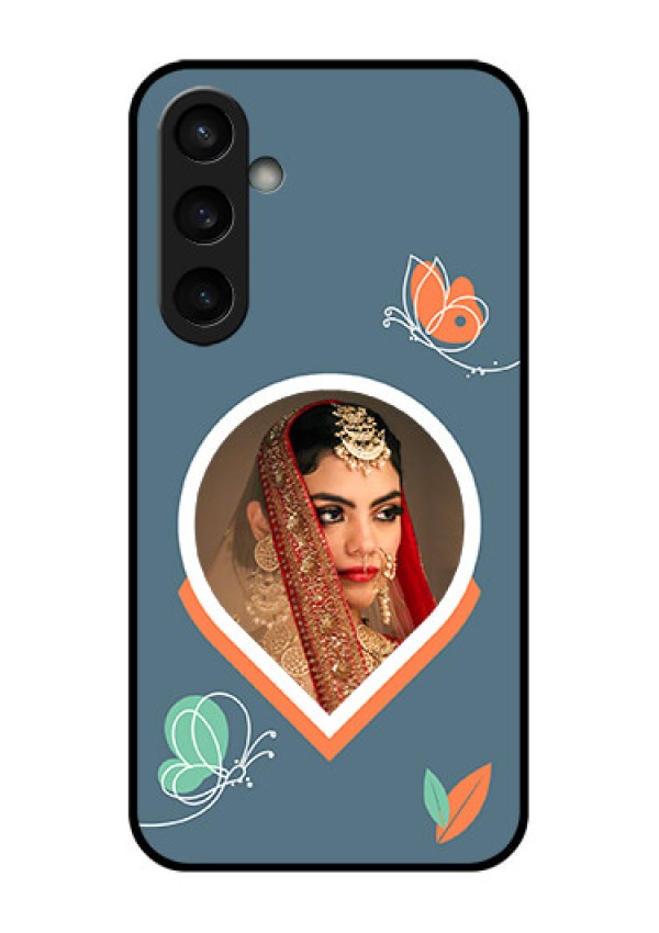 Samsung Galaxy S23 FE 5G Custom Glass Phone Case - Droplet Butterflies Design