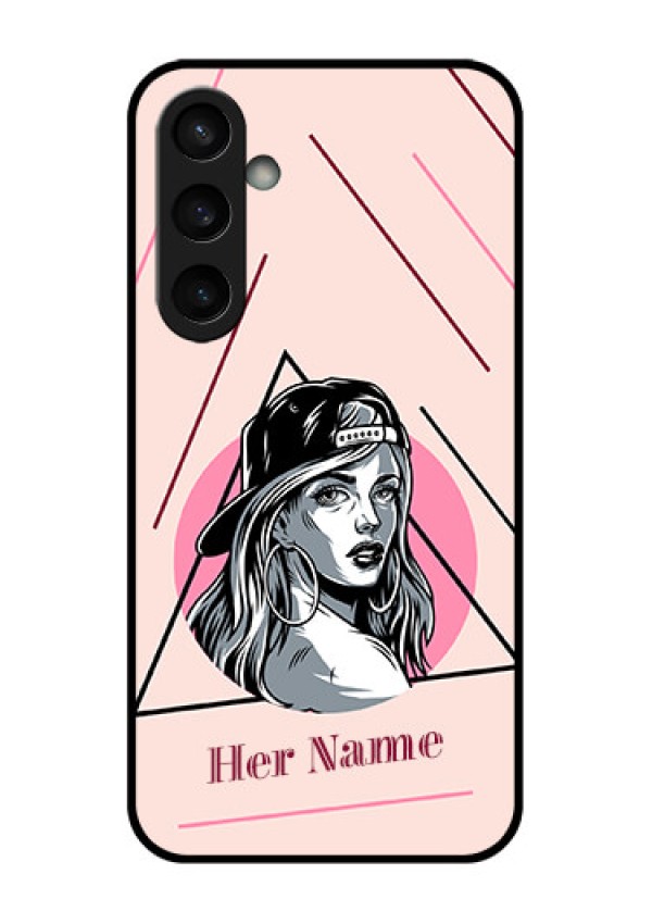 Samsung Galaxy S23 FE 5G Custom Glass Phone Case - Rockstar Girl Design