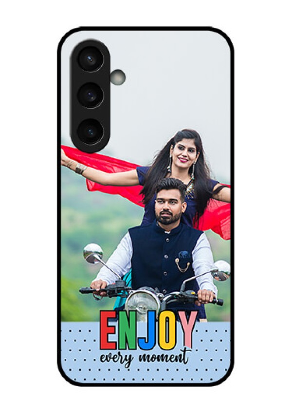 Samsung Galaxy S23 FE 5G Custom Glass Phone Case - Enjoy Every Moment Design