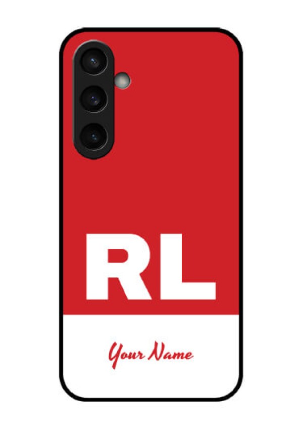 Samsung Galaxy S23 FE 5G Custom Glass Phone Case - Dual Tone Custom Text Design