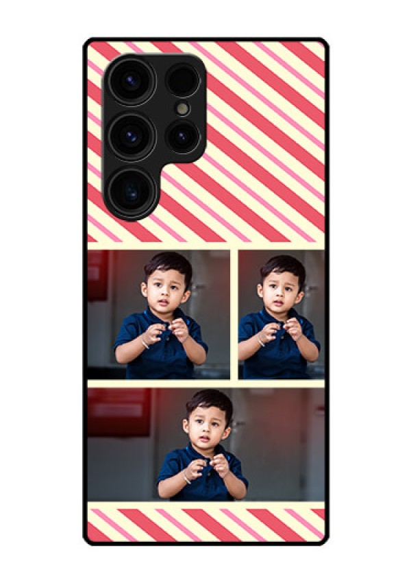 Galaxy S23 Ultra 5G Personalized Glass Phone Case - Picture Upload Mobile Case Design