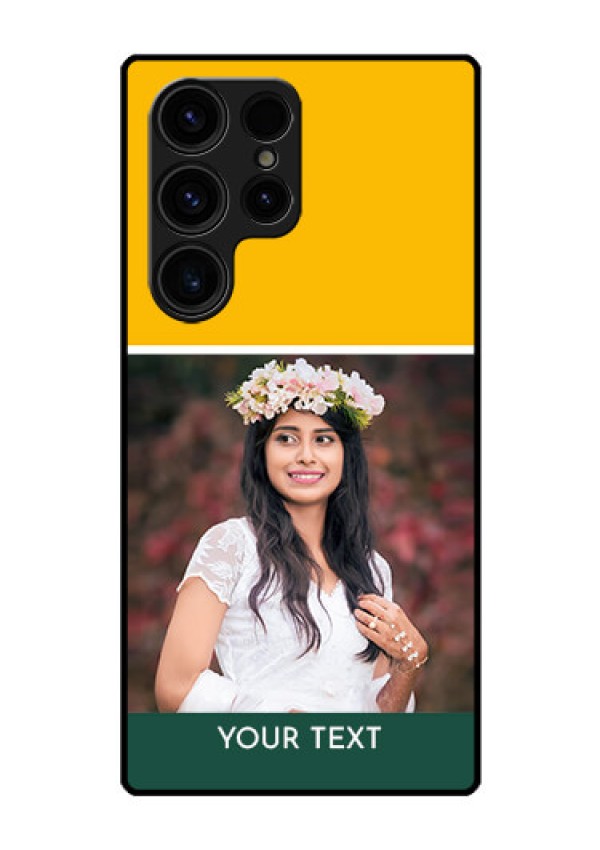 Galaxy S23 Ultra 5G Photo Printing on Glass Case - Love You Design
