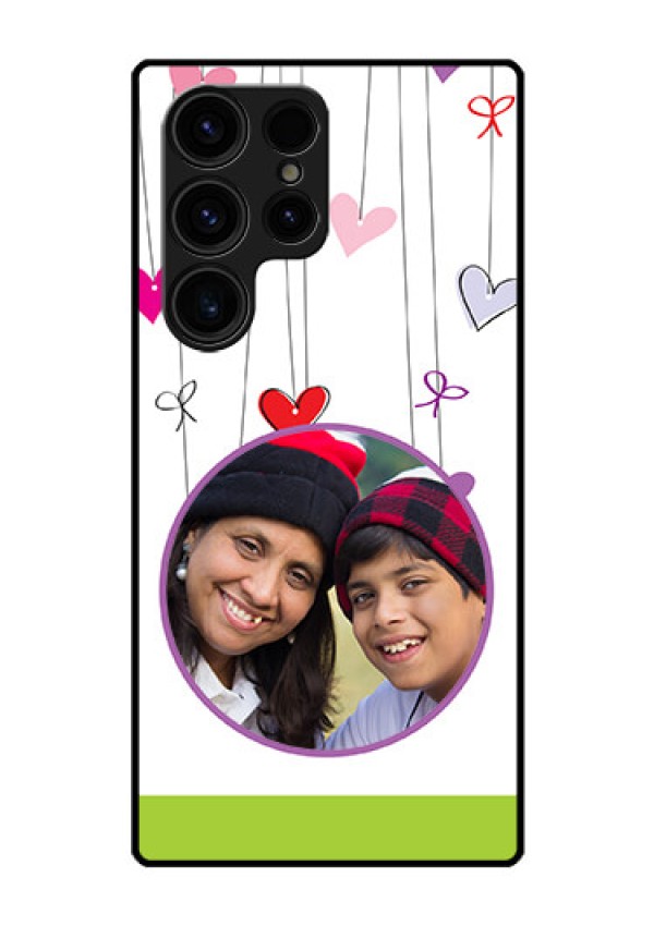 Galaxy S23 Ultra 5G Photo Printing on Glass Case - Cute Kids Phone Case Design