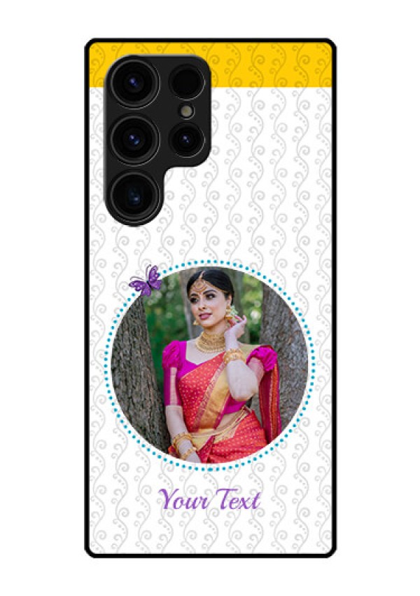 Galaxy S23 Ultra 5G Custom Glass Mobile Case - Girls Premium Case Design