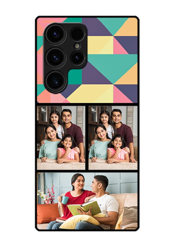Galaxy S23 Ultra 5G Custom Glass Phone Case - Bulk Pic Upload Design