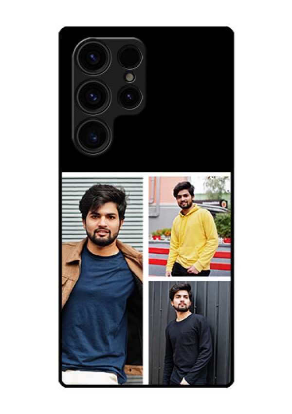 Galaxy S23 Ultra 5G Photo Printing on Glass Case - Upload Multiple Picture Design