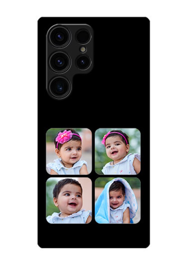 Galaxy S23 Ultra 5G Photo Printing on Glass Case - Multiple Pictures Design
