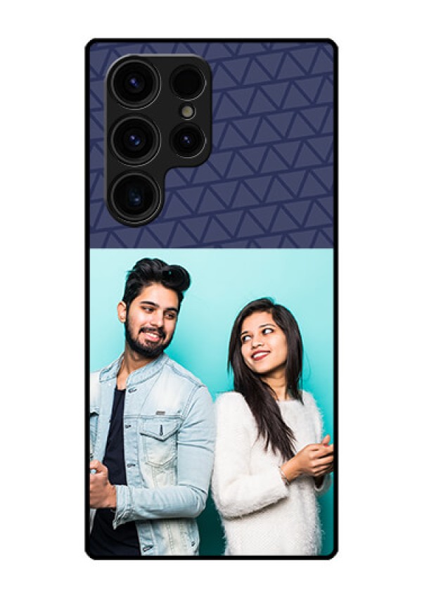 Galaxy S23 Ultra 5G Photo Printing on Glass Case - with Best Friends Design