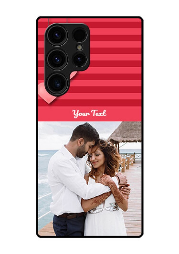 Galaxy S23 Ultra 5G Custom Glass Phone Case - Valentines Day Design