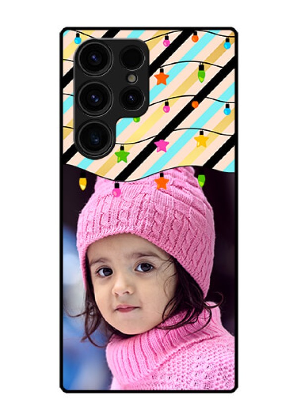 Galaxy S23 Ultra 5G Custom Glass Mobile Case - Lights Hanging Design